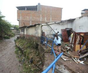 En temporada de lluvia el barrio Morazán es uno de los afectados. Foto: EL HERALDO.