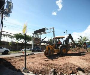 A raíz de las labores, la comuna tiene tráfico restringido en el bulevar.