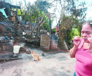 Doña Gloria Ávila no paró de suplicar que no metan a la cárcel a su hijo. La noticia de una nueva vivienda también la hizo llorar.