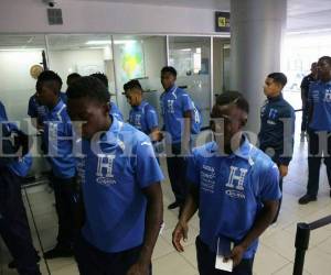 Los jugadores de la Sub 20 de Honduras partieron el lunes hacia Costa Rica a disputar el premundial de miras a Corea del Sur, foto: Juan Salgado / Grupo OPSA.