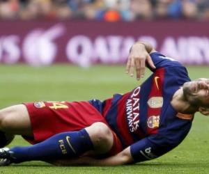 Javier Mascherano tiene una lesión en el bíceps femoral y estará varias semanas fuera (Foto: Internet)