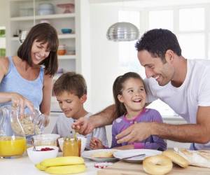 Es importante nunca olvidar desayunar.