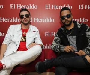 Maynor Mc y Mr Jc llegaron a la sala de redacción de EL HERALDO para presentar su nuevo tema urbano.