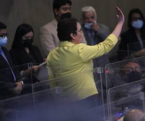 La diputada del Partido Libertad y Refundación (Libre) Beatriz Valle.