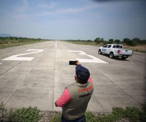 El aeródromo de Choluteca es uno de los cinco construido o remodelado por los militares.