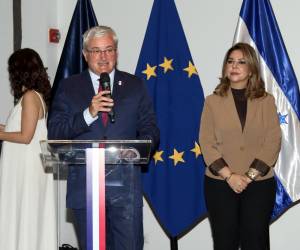 El embajador de Francia en Honduras, Cédric Prieto, fue el anfitrión de la jornada.