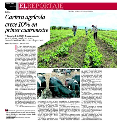 Crece cartera agrícola
