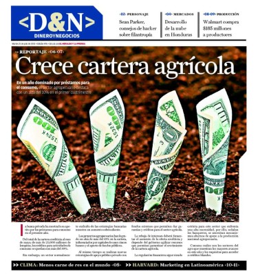 Crece cartera agrícola