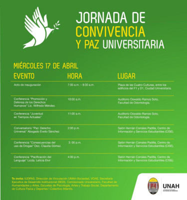 Universitarios claman por paz en Honduras