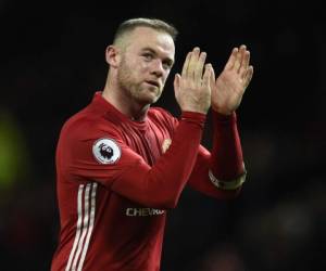 Wayne Rooney, delantero inglés del Manchester United (Foto: Agencia AFP)