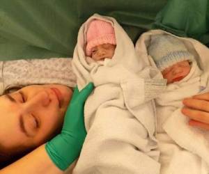 Imagen de la madre de los gemelos. Foto: Daily Mail