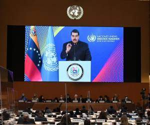 El presidente de Venezuela, Nicolás Maduro, criticó las sanciones contra su homólogo Vladimir Putin.