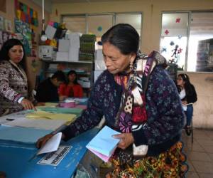 Los guatemaltecos llegaron a las urnas para elegir a sus nuevas autoridades.