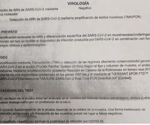 Los resultados eran similares a los que extiende el laboratorio que interpuso la denuncia.