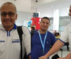 Elvin Maclughin y Nolberto Ayala se encontraron en el aeropuerto de Australia.