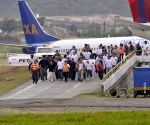 Al cierre de la semana se habrá superado los seis mil hondureños deportados solo por la vía aérea.