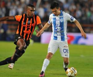 Brayan Béckeles jugó los 90 minutos en el encuentro en el que los Tuzos y los Rayados no se hicieron daño en el duelo de vuelta. (Foto: Agencias/AFP Deportes El Heraldo / El Heraldo Honduras / Noticias de Honduras)