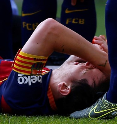 Barcelona gana a Las Palmas (2-1), pero pierde a Messi durante dos meses