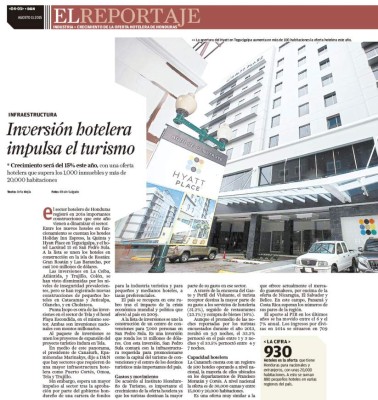 Hotelería da más aire al turismo