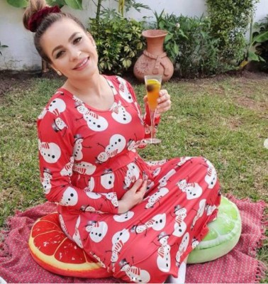 Hermosa y radiante, así luce la guapa chef Keyla Martínez embarazada