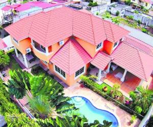 Esta es la lujosa vivienda que fue alquilada por Cesar Salgado por seis mil lempiras mensuales.