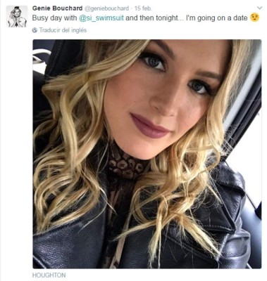 Eugenie Bouchard cumple su promesa... y sale en cita con un seguidor de Twitter