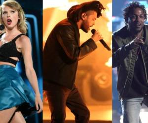 Kendrick Lamar, Taylor Swift y The Weeknd encabezan las apariciones.