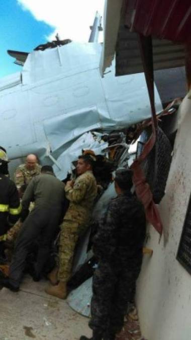 La tragedia aérea en Palmerola en imágenes