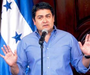 Juan Orlando Hernández.