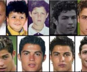 El mismo Cristiano Ronaldo publicó en su cuenta de Instagram un collage de los cambios físicos que ha tenido en la vida (Foto: Instagram)