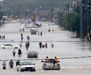 Houston y Luisiana -donde residen hondureños- son dos de las ciudades más afectadas por Harvey. (Foto: AFP/ El Heraldo Honduras/ Noticias de Honduras)