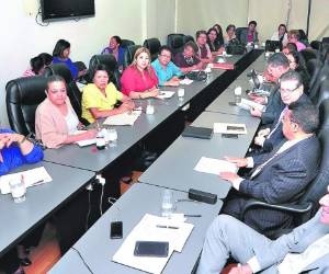 Las mujeres organizadas tuvieron varias reuniones con el pleno del TSE para buscar un consenso a efecto de regular el principio de paridad, foto: Archivo EL HERALDO.