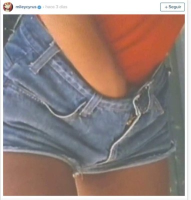 Miley se masturba en Instagram