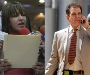 Marlene Alvarenga y Salvador Nasralla en contínuo conflicto político.