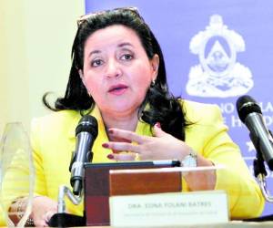 La ministra de Salud, Yolani Batres, aseguró que personas responsables deben rendir cuentas.