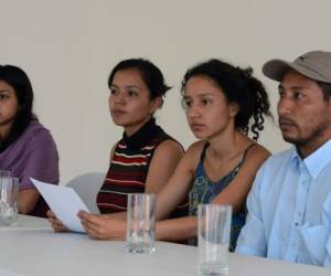 Los cuatro hijos de la ambientalista asesinada Berta Cáceres demandaron una comisión internacional e independiente en la investigación (Foto: AFP).