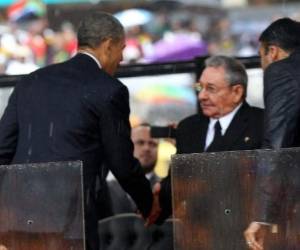 Barack Obama y Raúl Castro