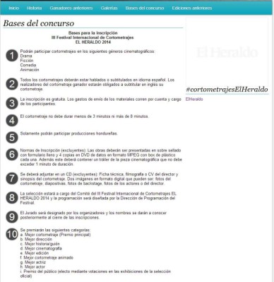Ya solo queda una semana para inscribir su cortometraje