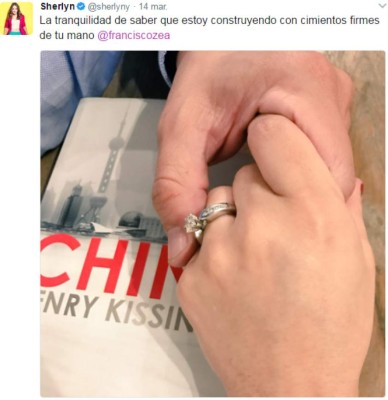 La actriz mexicana Sherlyn está más enamorada que nunca: 'Qué bonito es el amor'