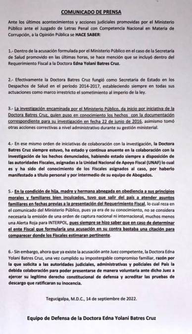 Millonario fraude, detenidos y alerta roja: El nuevo caso de corrupción en Salud que señala a exministra Yolany Batres