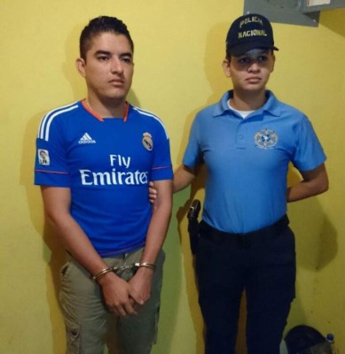 José Alberto Ponce Cáceres, policía preventivo capturado en Roatán (Foto: DPI/ El Heraldo Honduras/ Noticias de Honduras)
