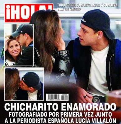 'Chicharito' Hernández estrena novia española