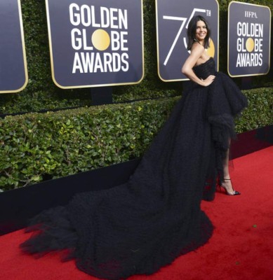 Kendall Jenner y su vestido de ensueño en los Globos de Oro
