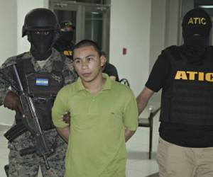 Cristian Ariel Hernández, alias 'Little Sam', fue llevado junto a otros 12 capturados a la audiencia inicial en los juzgados sampedranos, una semana después de ser arrestado por el crimen contra el periodista Igor Padilla.