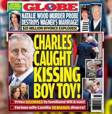 Beso gay podría destronar al príncipe Carlos de Gales