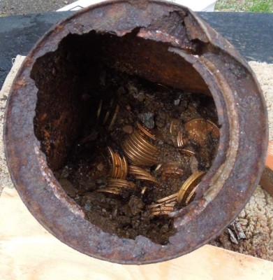 Monedas de oro encontradas en EEUU van a subasta