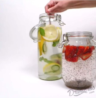 Preparar aguas saborizadas, deliciosas y saludables ¡Te ayudarán a perder peso!
