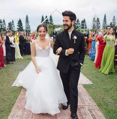 FOTOS: Radiantes y felices lucieron Evaluna y Camilo en su boda