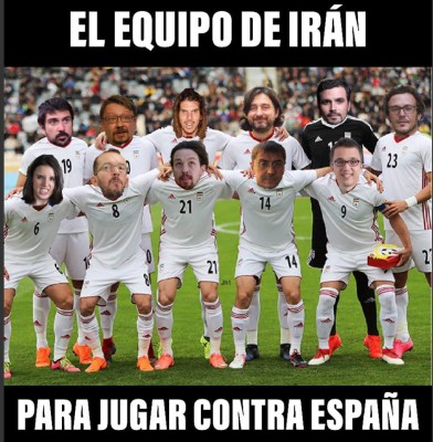 Selección de España vence a Irán y en las redes llueven memes