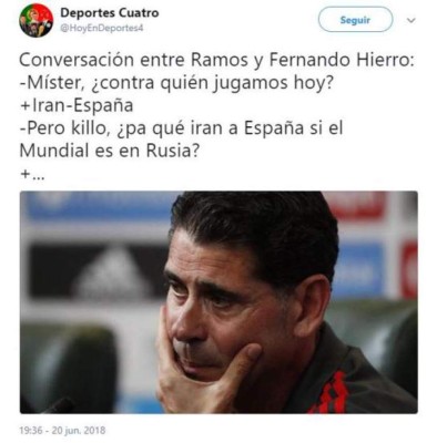 Selección de España vence a Irán y en las redes llueven memes